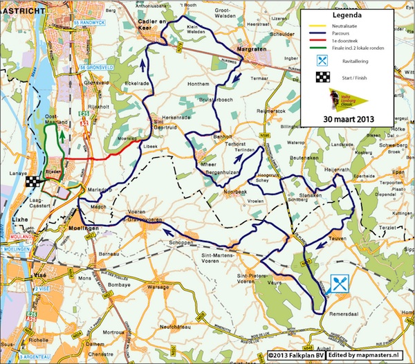 Carte Volta Limburg Classic 2013