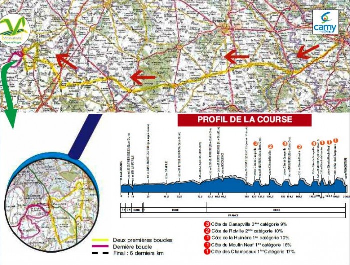 Carte Paris-Camembert 2013
