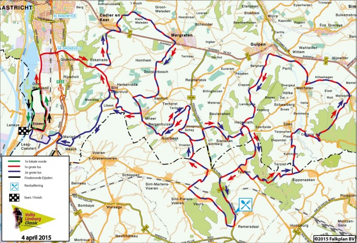 Carte Volta Limburg Classic 2015