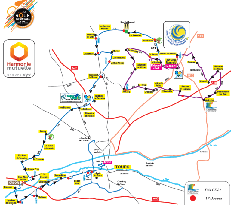 Carte La Roue Tourangelle 2018