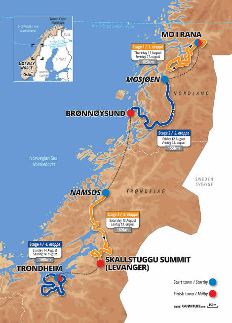Carte Arctic Race 2022