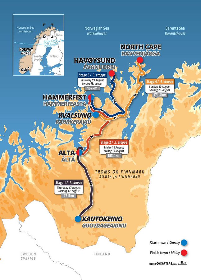 Carte Arctic Race 2023