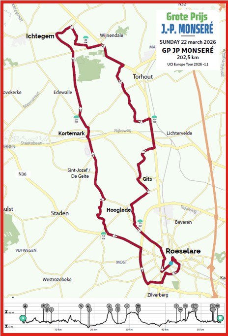 Carte GP Jean-Pierre Monseré 2026