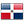 Flag République Dominicaine