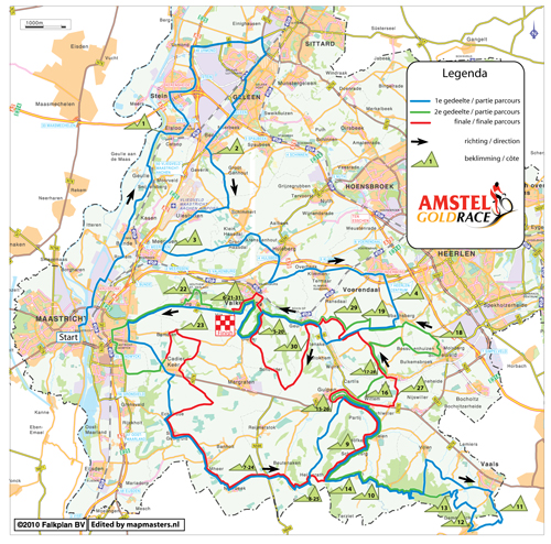 Carte Amstel Gold Race 2010
