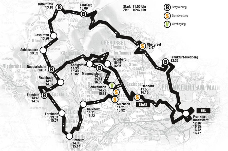Carte Grand Prix de Francfort 2012