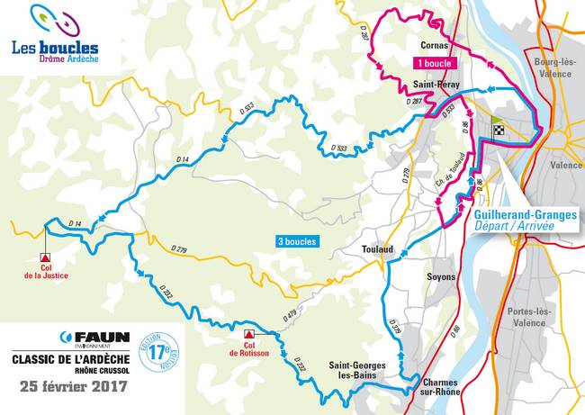 Carte Classic Sud Ardèche 2017