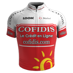 Shirt Cofidis, le Crédit en Ligne 2010