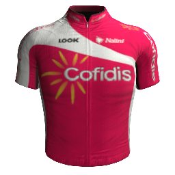 Shirt Cofidis, le Crédit en Ligne 2012 - © pcmmod.com
