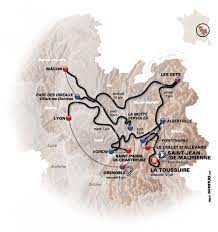 Carte Critérium du Dauphiné 2011