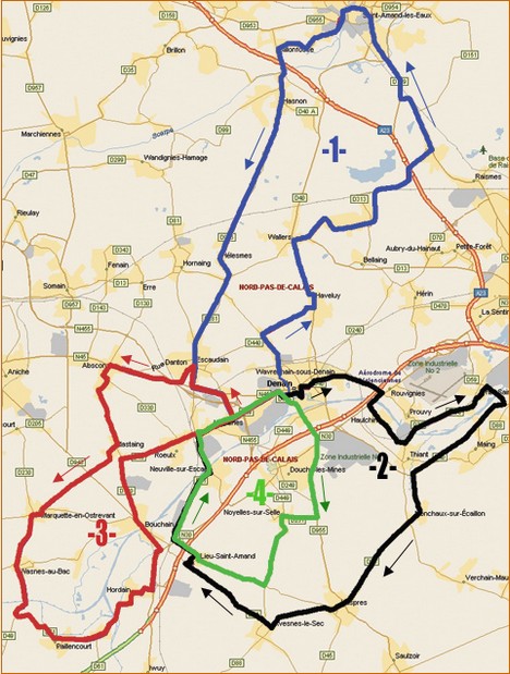 Carte Grand Prix de Denain 2013