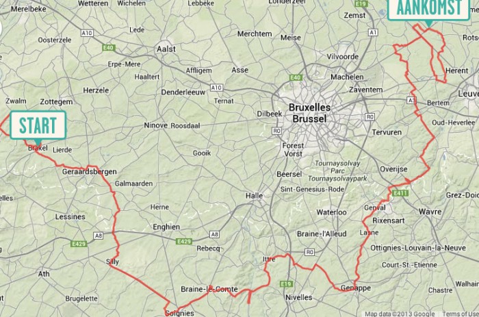 Carte GP Impanis - Van Petegem 2013