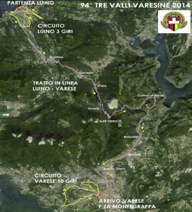 Carte Trois Vallées Varésines 2014