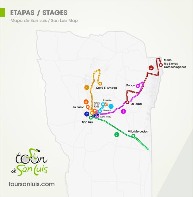 Carte Tour de San Luis 2016