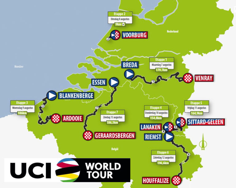 Carte BinckBank Tour 2017