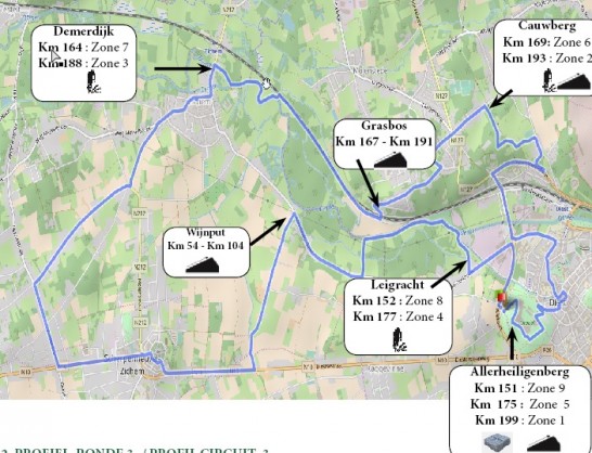 Carte À Travers le Hageland 2018