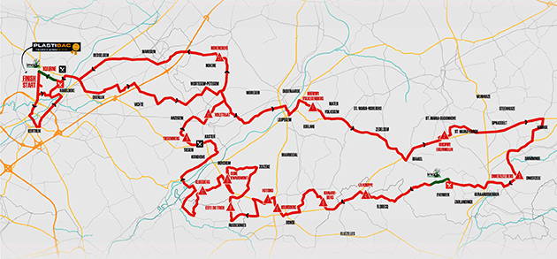 Carte Kuurne-Bruxelles-Kuurne 2019