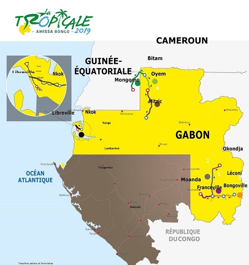 Carte La Tropicale Amissa Bongo 2019