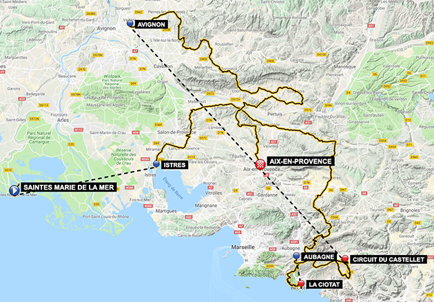 Carte Tour de Provence 2019