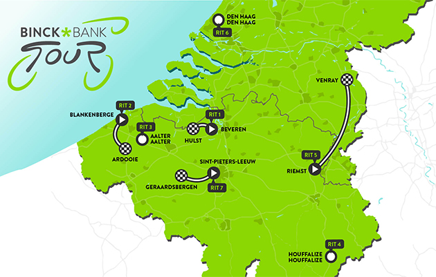 Carte BinckBank Tour 2019