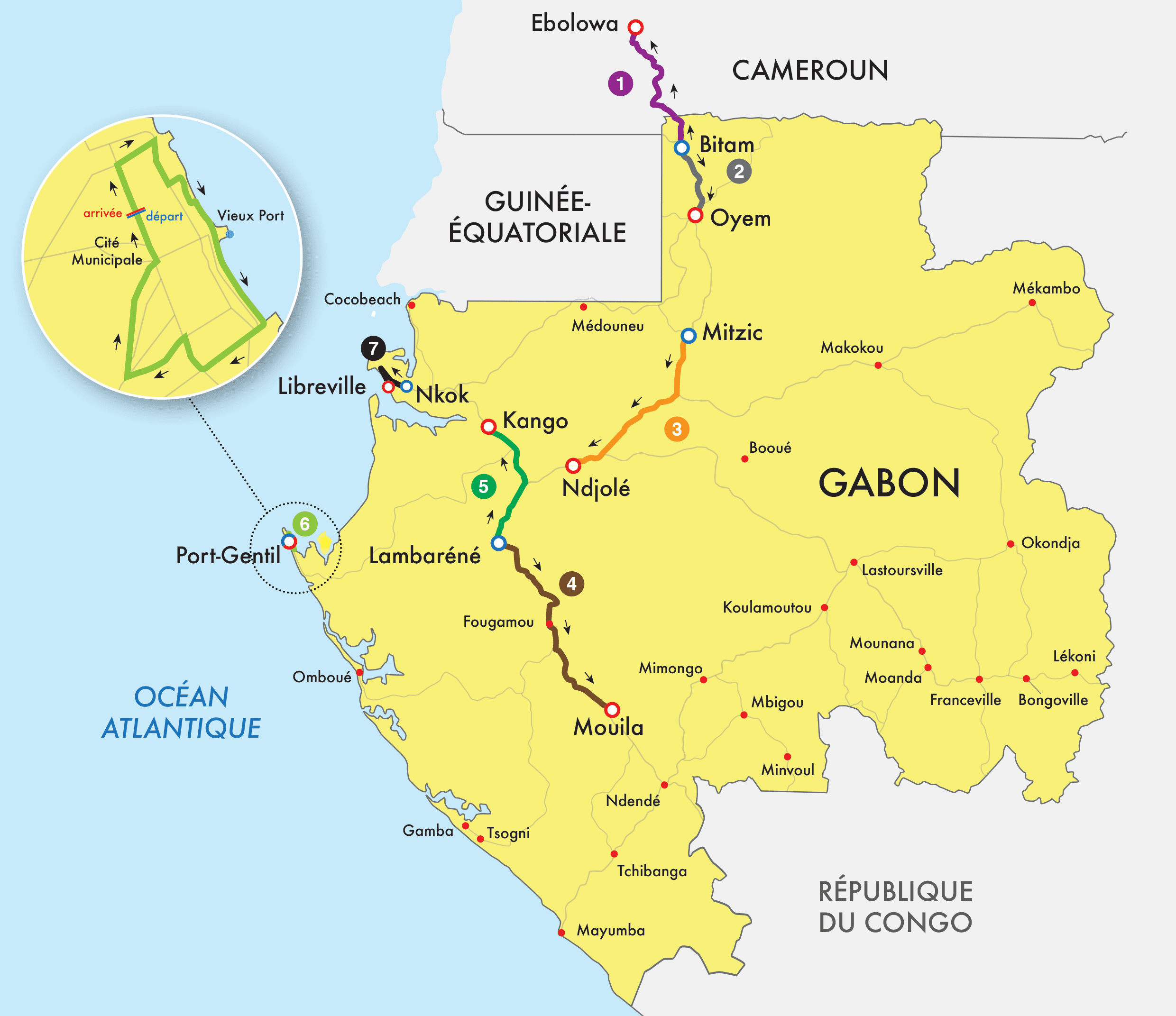 Carte La Tropicale Amissa Bongo 2020