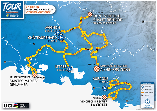 Carte Tour de Provence 2020