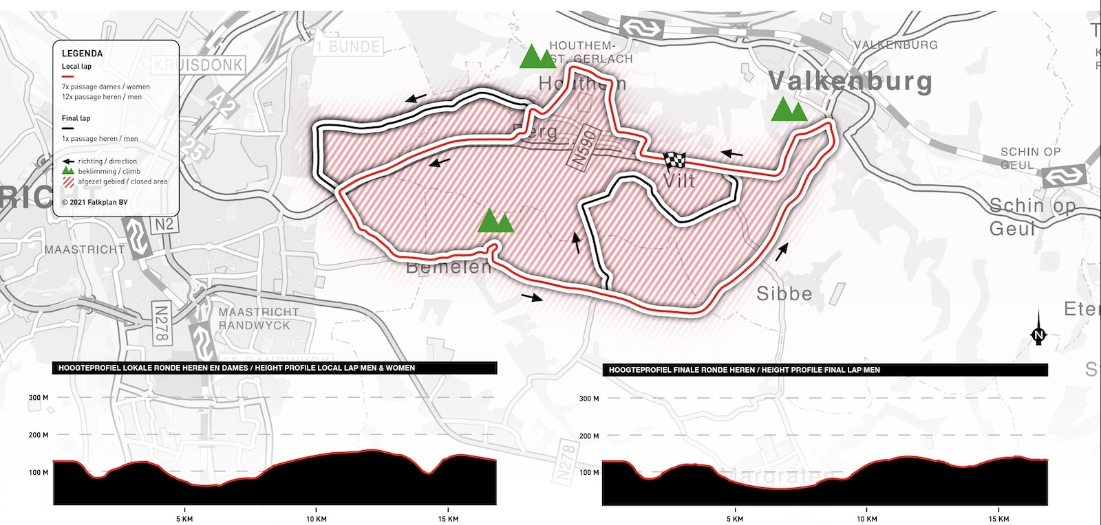 Carte Amstel Gold Race 2021