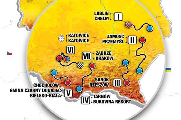 Carte Tour de Pologne 2021