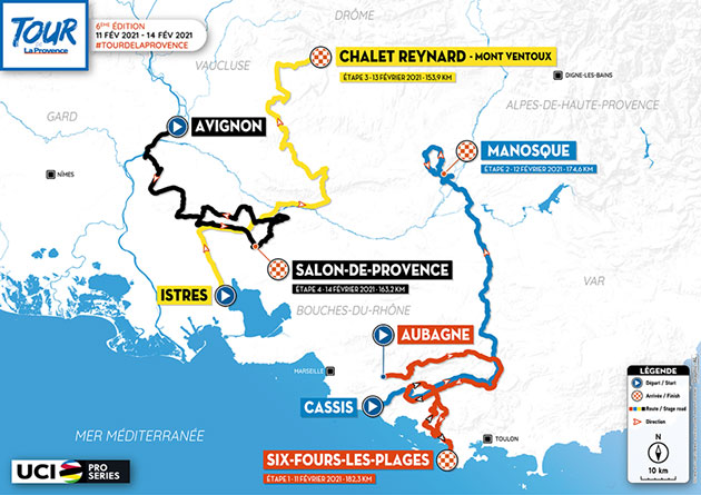 Carte Tour de Provence 2021