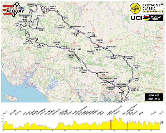 Carte Bretagne Classic 2022