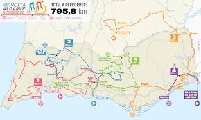 Carte Tour d'Algarve 2022