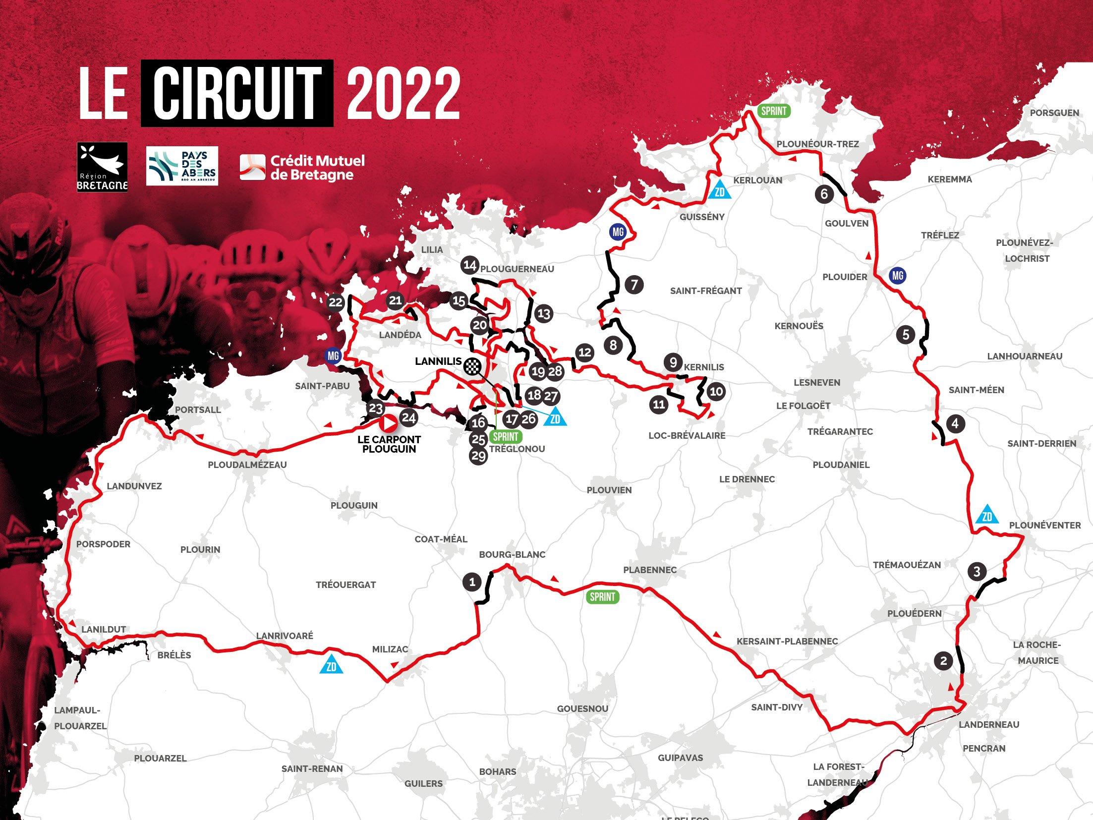 Carte Tro-Bro Léon 2022