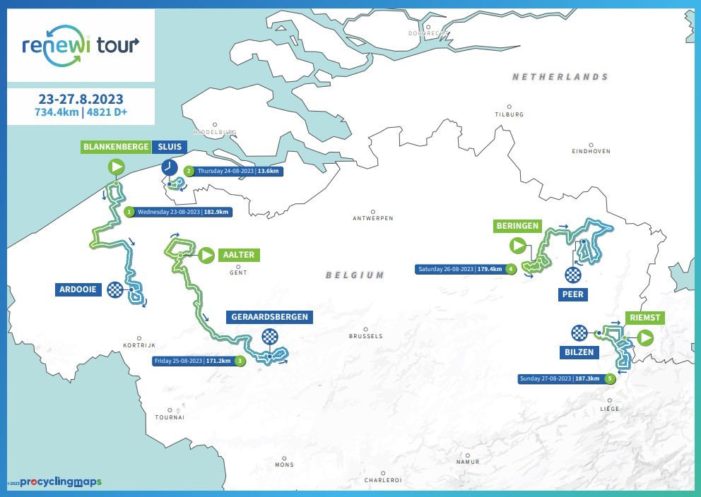 Carte Renewi Tour 2023
