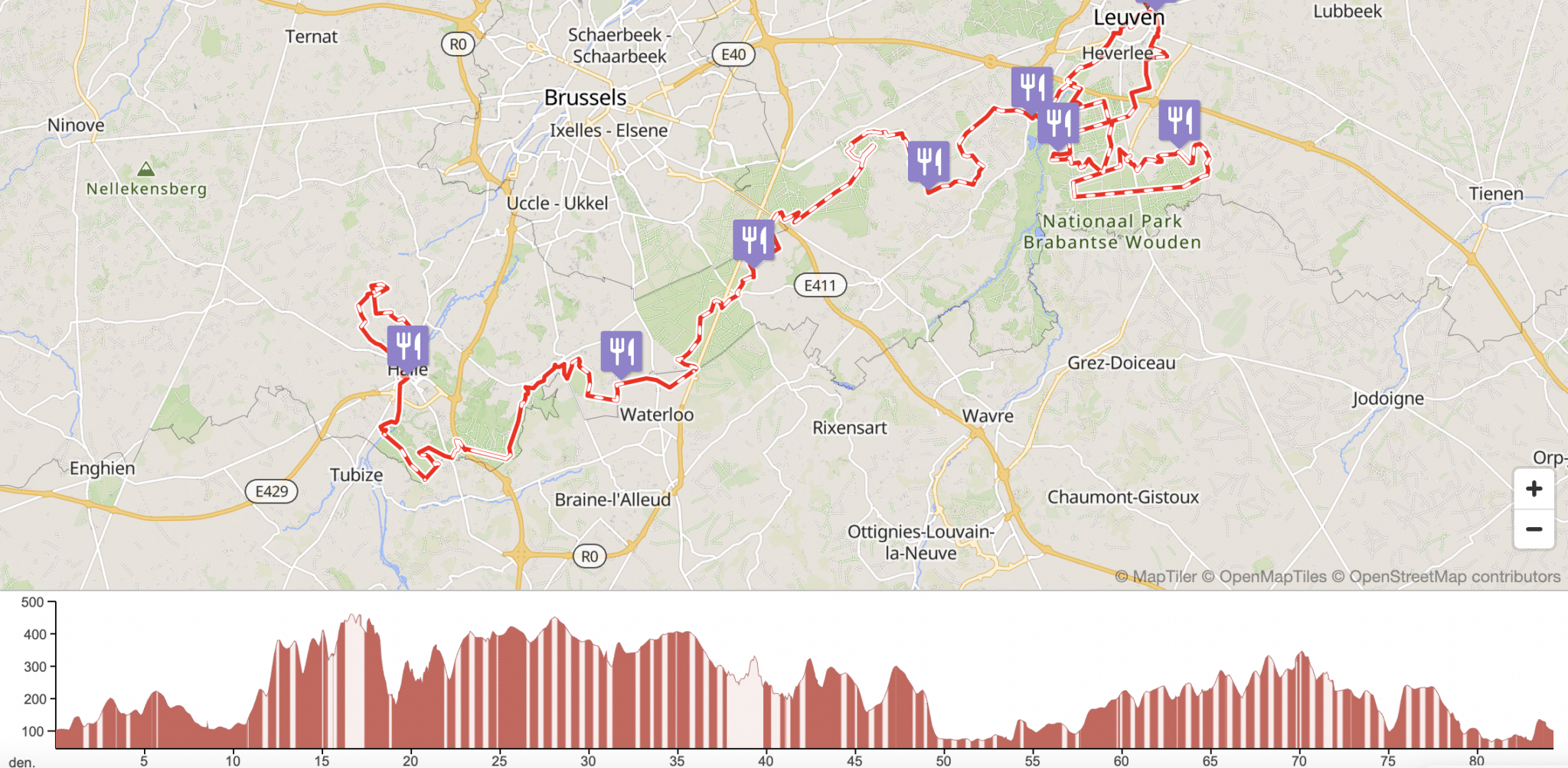 Carte Championnat du Monde de Gravel 2024