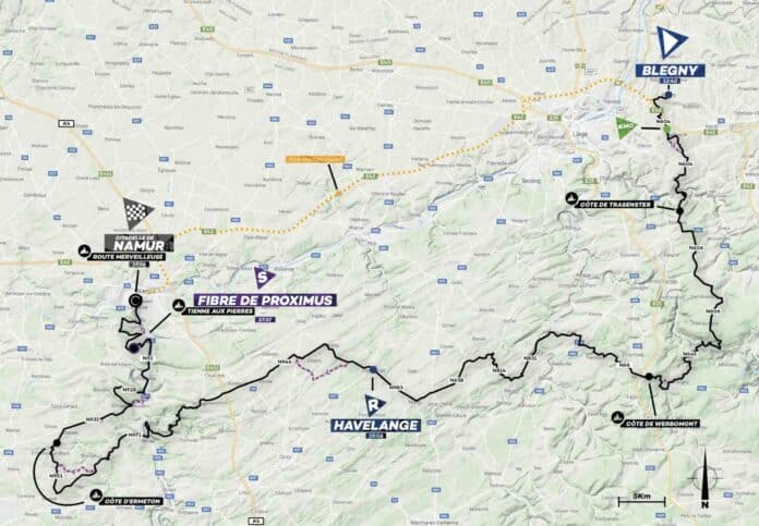 Carte Grand Prix de Wallonie 2024