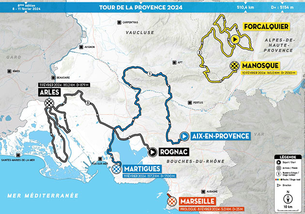 Carte Tour de Provence 2024