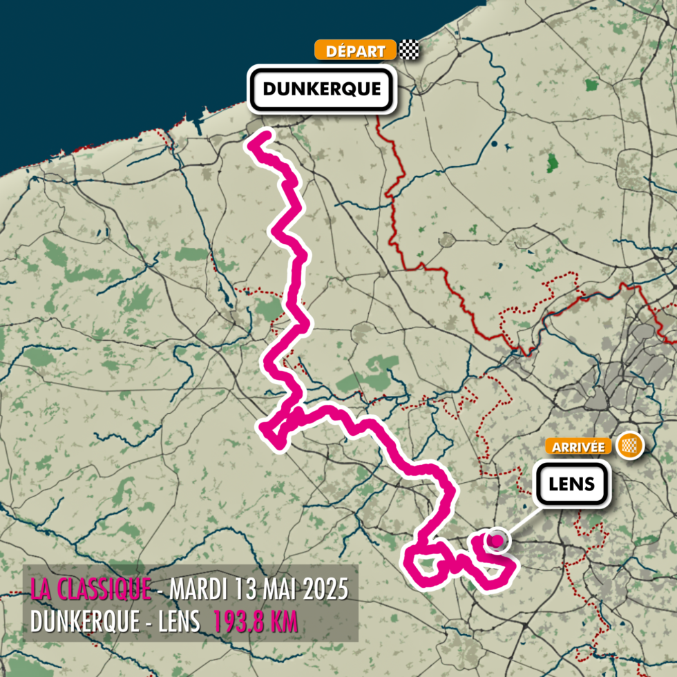 Carte Classique Dunkerque 2025