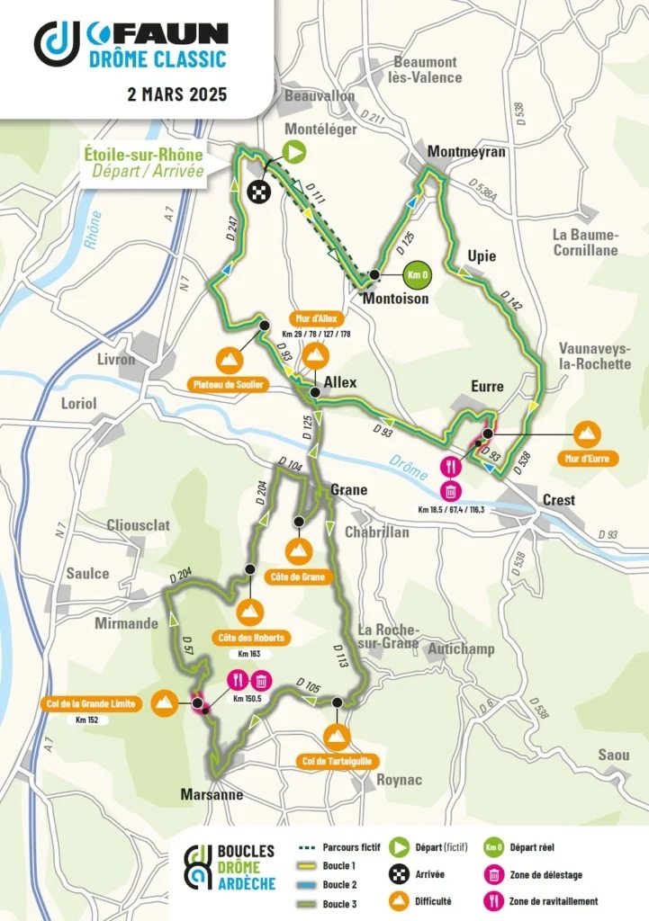Carte Faun Drôme Classic 2025