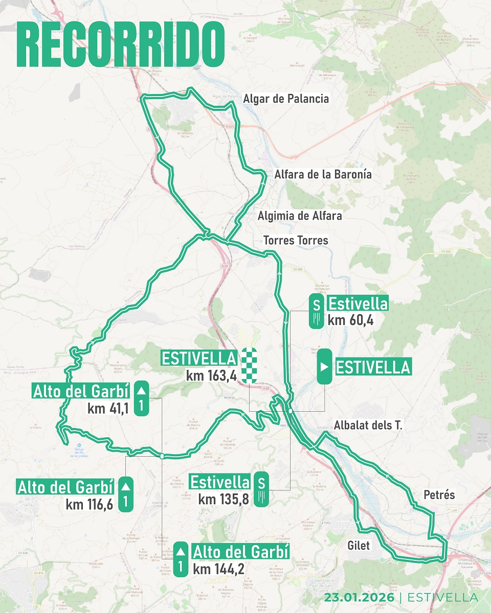 Carte Classica Camp de Morvedre 2026