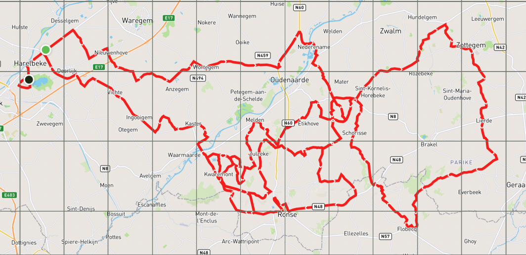 Carte E3 Harelbeke 2026