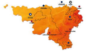 Carte Tour de Wallonie 2026